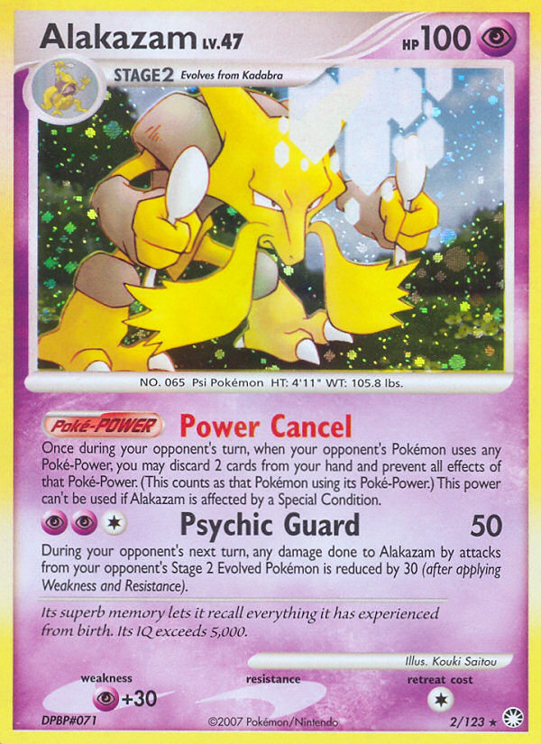 Alakazam (2/123) [Diamond & Pearl: Mysterious Treasures] | Card Citadel