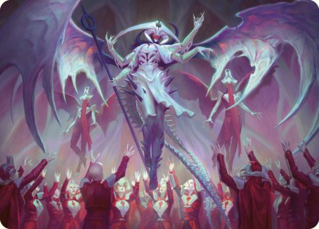 Atraxa, Grand Unifier Art Card [Phyrexia: All Will Be One Art Series] | Card Citadel