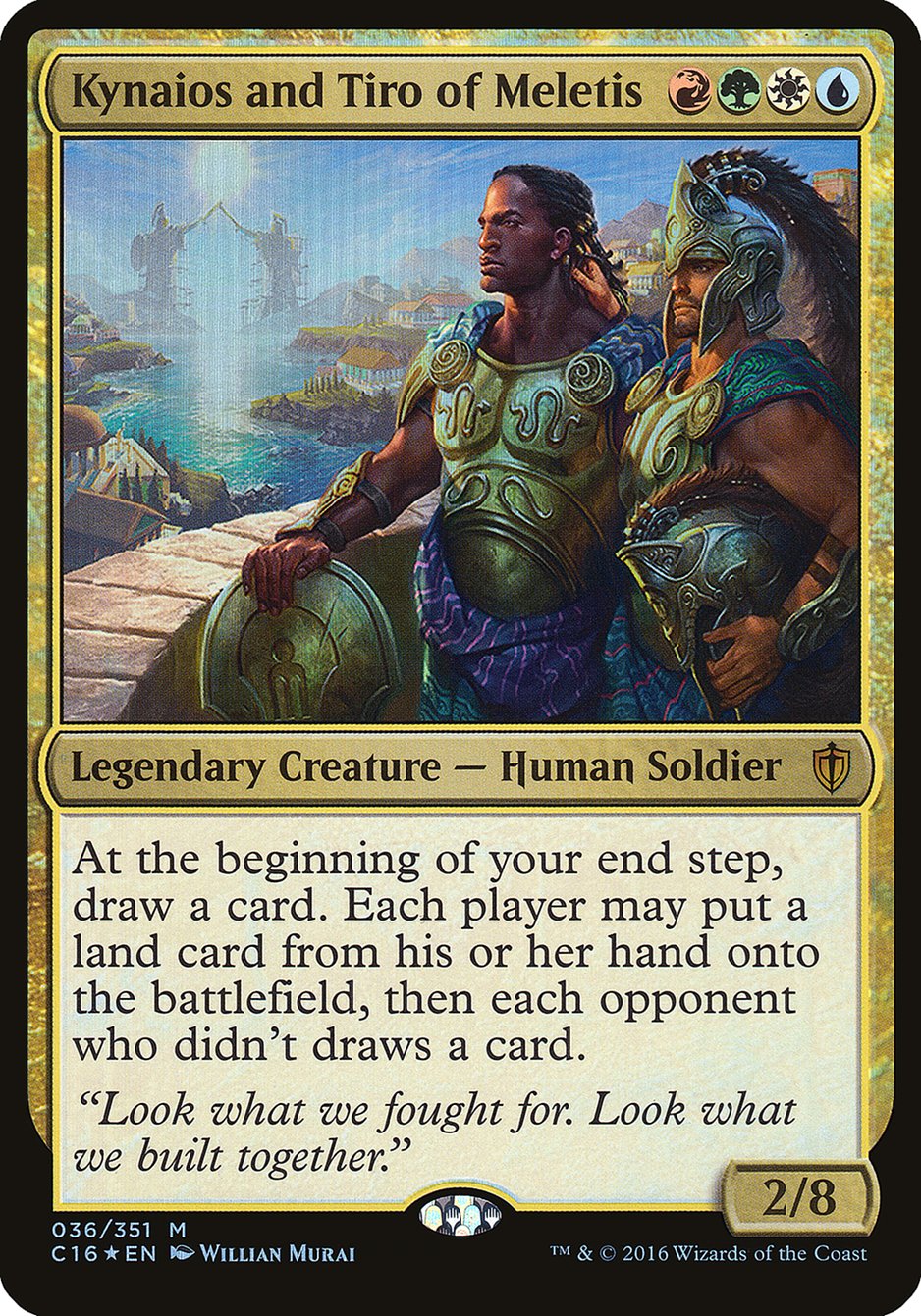 Kynaios and Tiro of Meletis (Commander 2016) [Commander 2016 Oversized] | Card Citadel