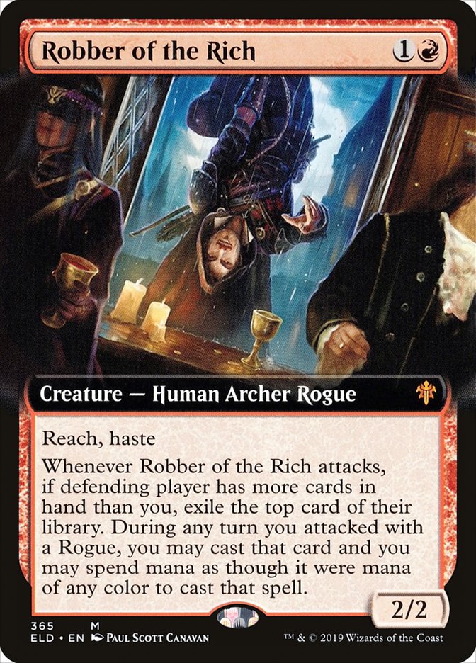 Robber of the Rich (Extended Art) [Throne of Eldraine] | Card Citadel