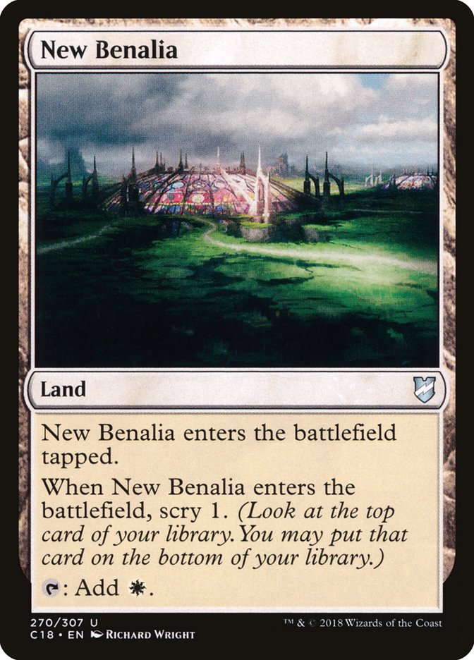 New Benalia [Commander 2018] | Card Citadel