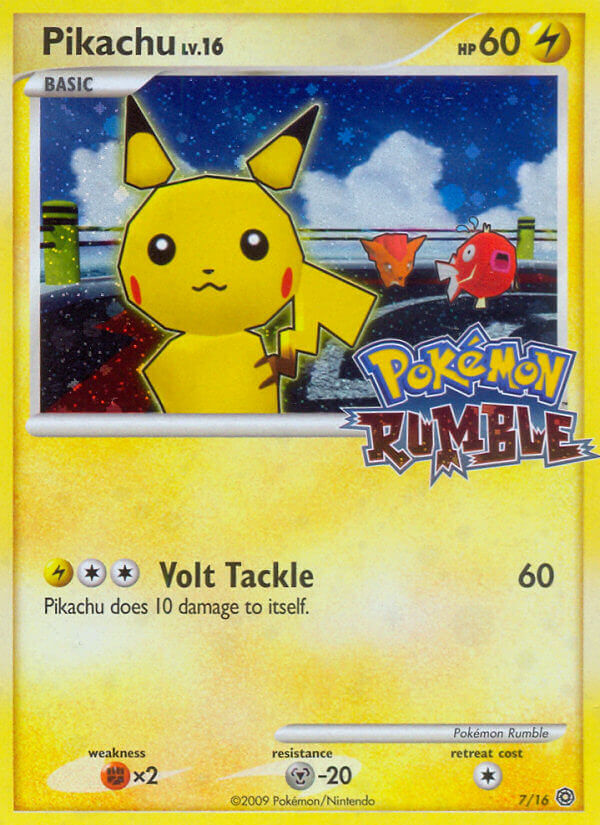 Pikachu (7/16) [Pokémon Rumble] | Card Citadel