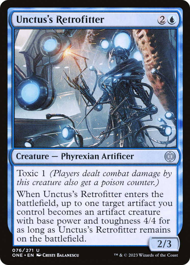 Unctus's Retrofitter [Phyrexia: All Will Be One] | Card Citadel