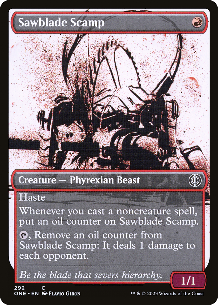 Sawblade Scamp (Showcase Ichor) [Phyrexia: All Will Be One] | Card Citadel