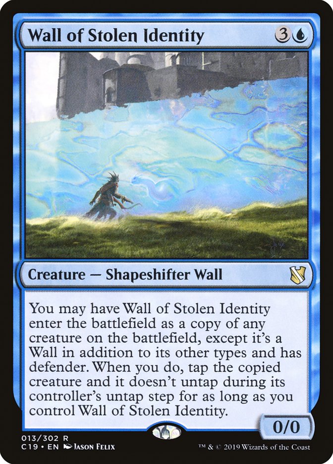 Wall of Stolen Identity [Commander 2019] | Card Citadel