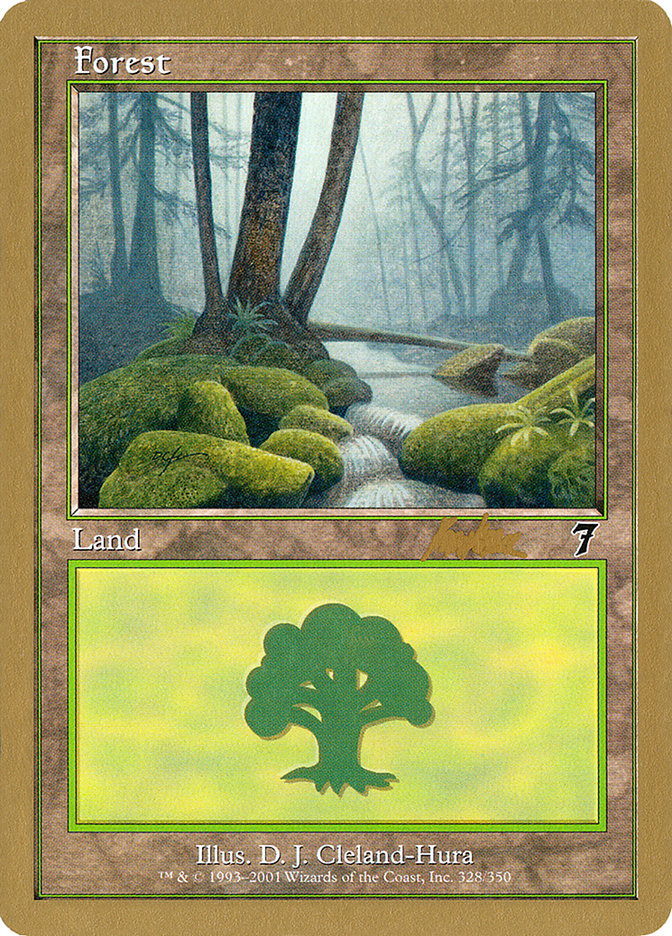 Forest (328) (Brian Kibler) [World Championship Decks 2002] | Card Citadel