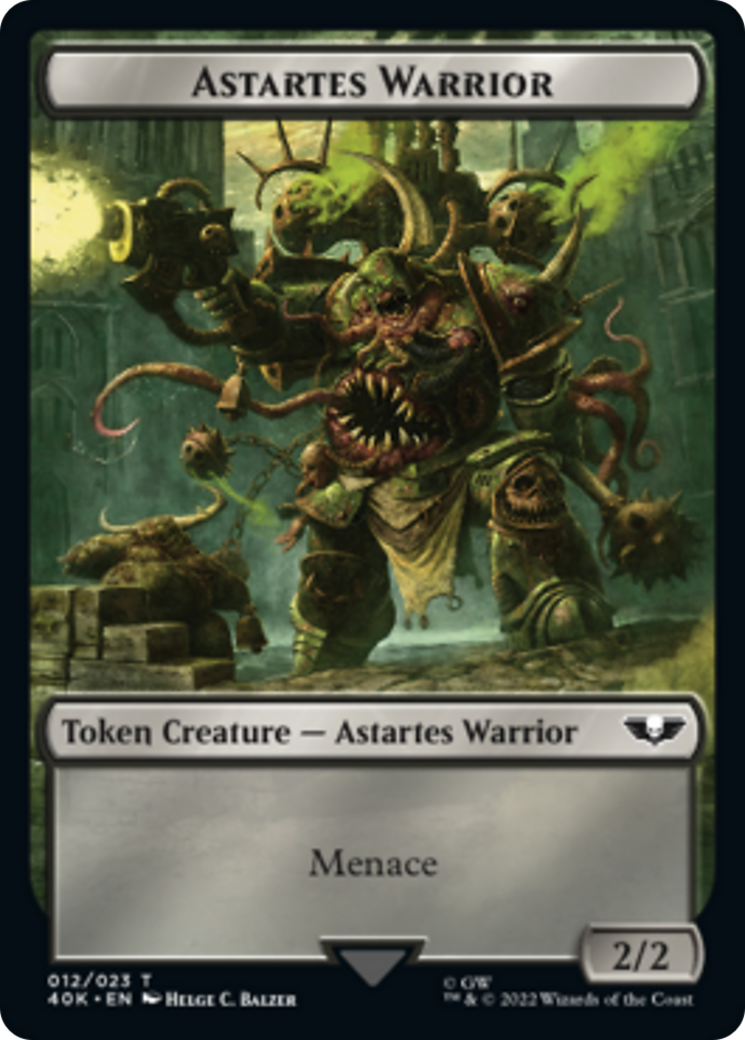 Astartes Warrior // Plaguebearer of Nurgle [Universes Beyond: Warhammer 40,000 Tokens] | Card Citadel