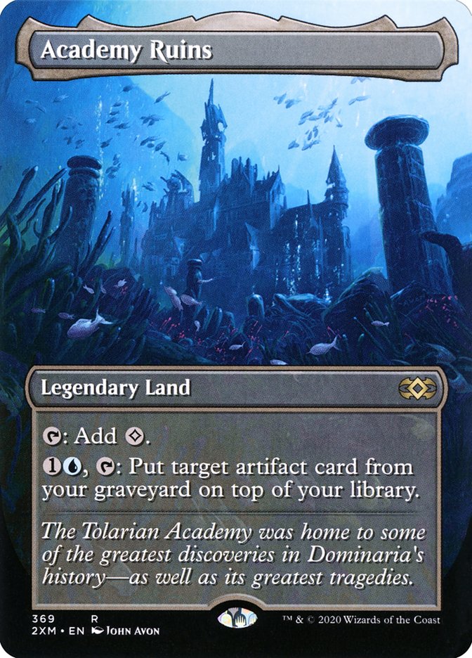 Academy Ruins (Borderless) [Double Masters] | Card Citadel