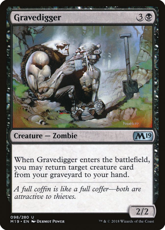 Gravedigger [Core Set 2019] | Card Citadel