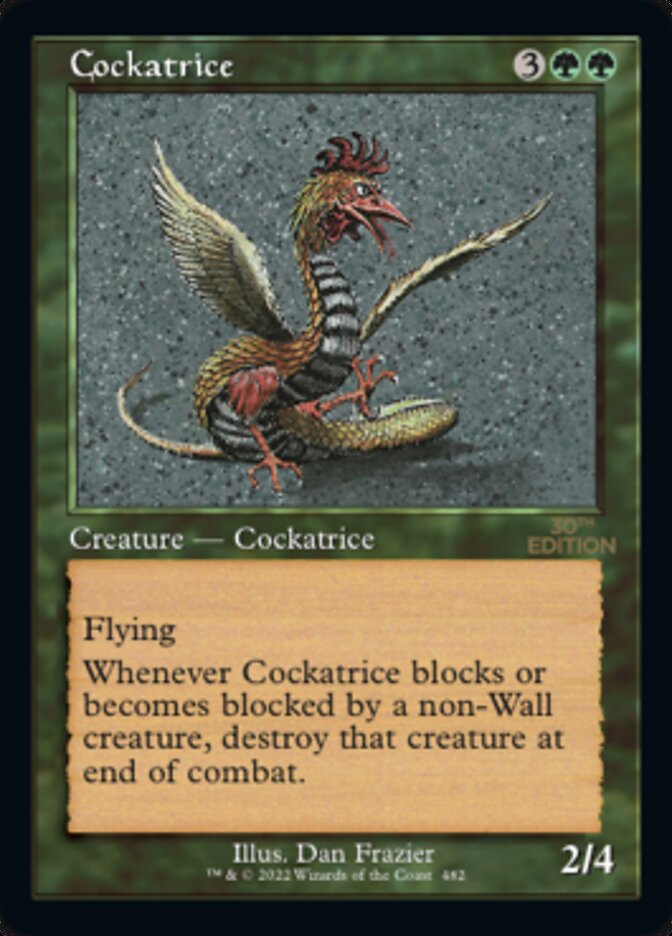 Cockatrice (Retro) [30th Anniversary Edition] | Card Citadel