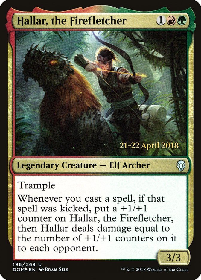 Hallar, the Firefletcher [Dominaria Promos] | Card Citadel