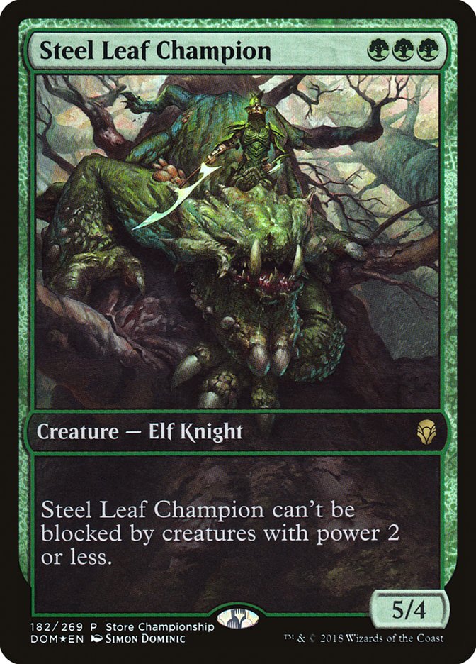 Steel Leaf Champion [Dominaria Promos] | Card Citadel