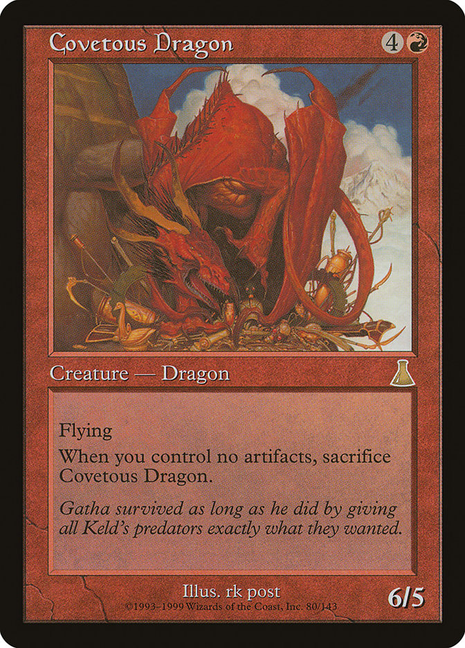 Covetous Dragon [Urza's Destiny] | Card Citadel