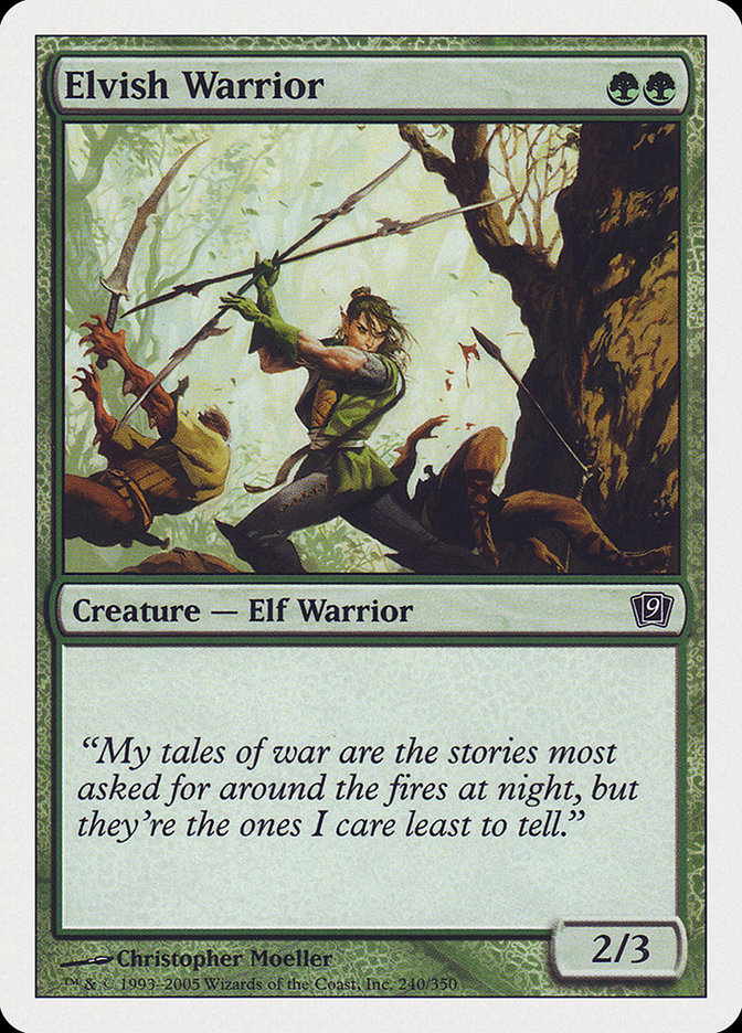 Elvish Warrior [Ninth Edition] | Card Citadel