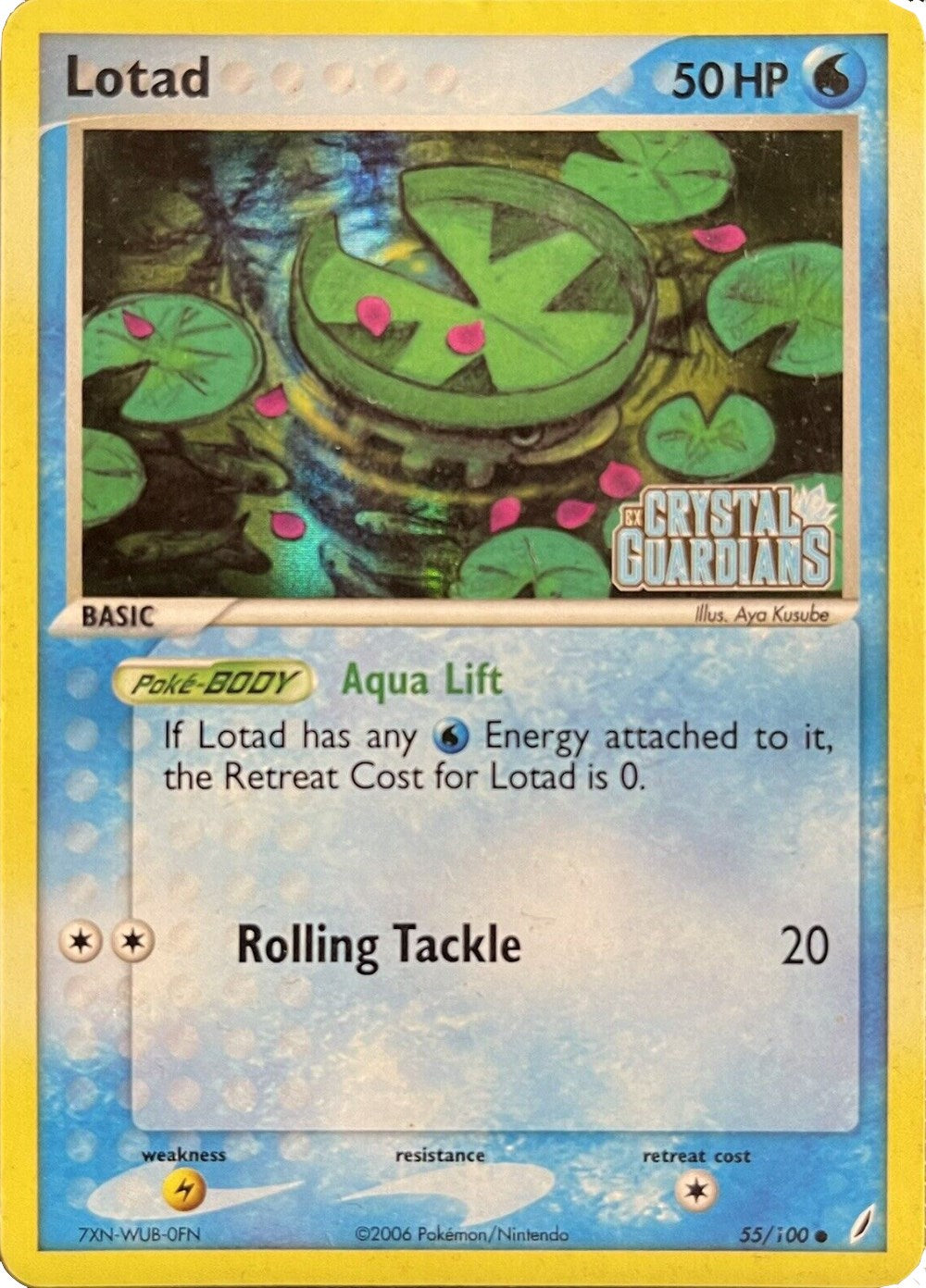 Lotad (055/100) (Theme Deck Exclusive) [EX: Crystal Guardians] | Card Citadel