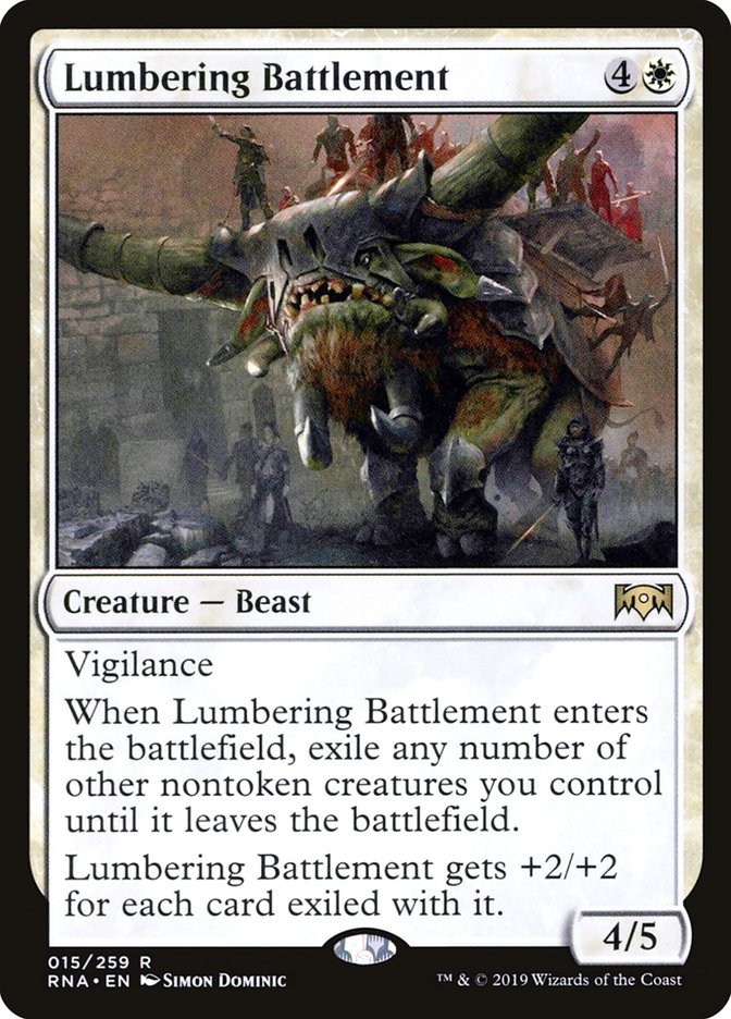 Lumbering Battlement [Ravnica Allegiance] | Card Citadel