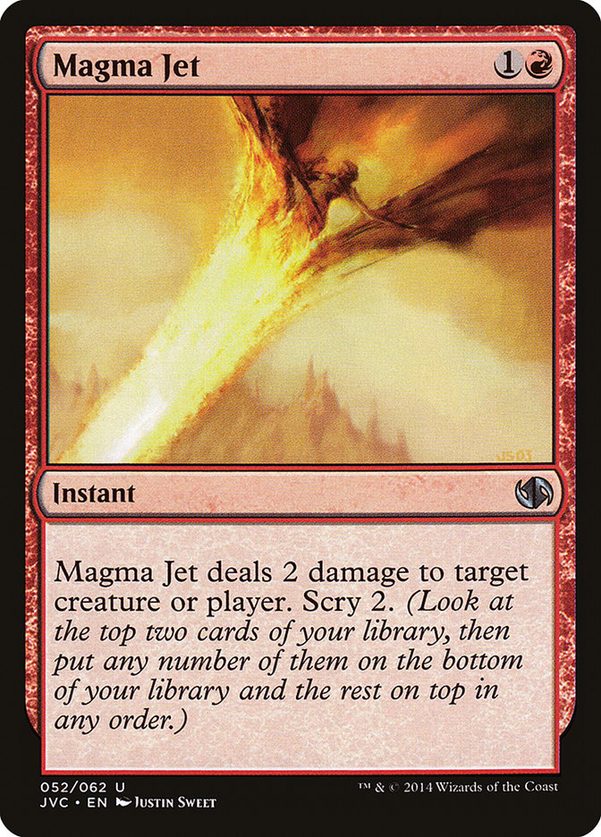 Magma Jet [Duel Decks Anthology] | Card Citadel