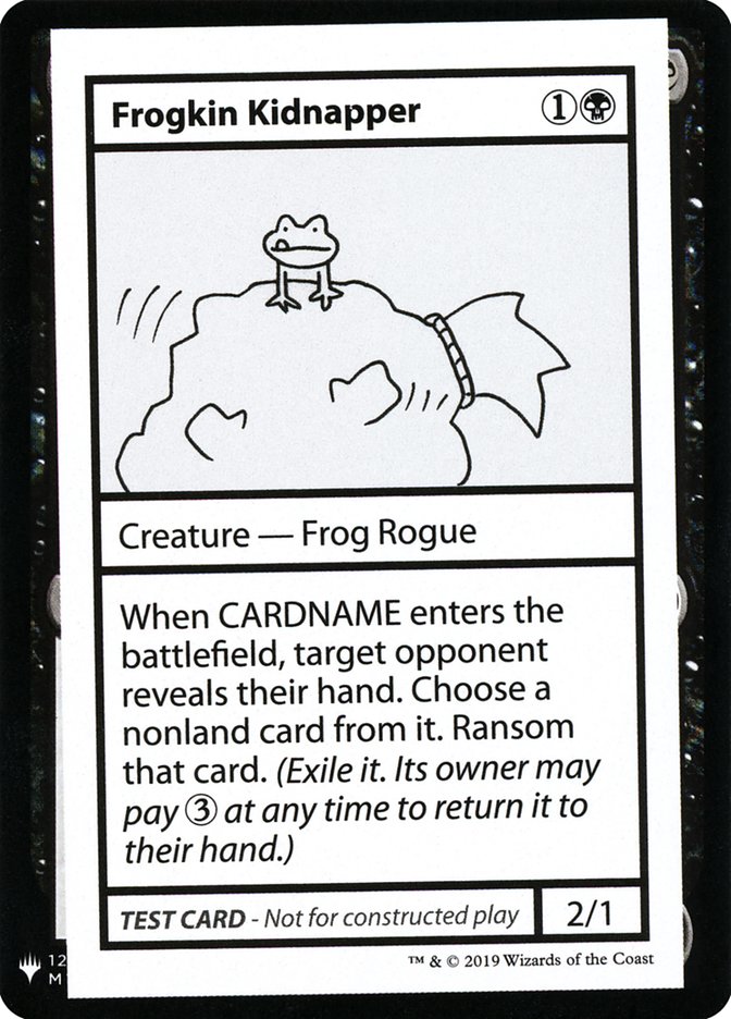 Frogkin Kidnapper [Mystery Booster Playtest Cards] | Card Citadel