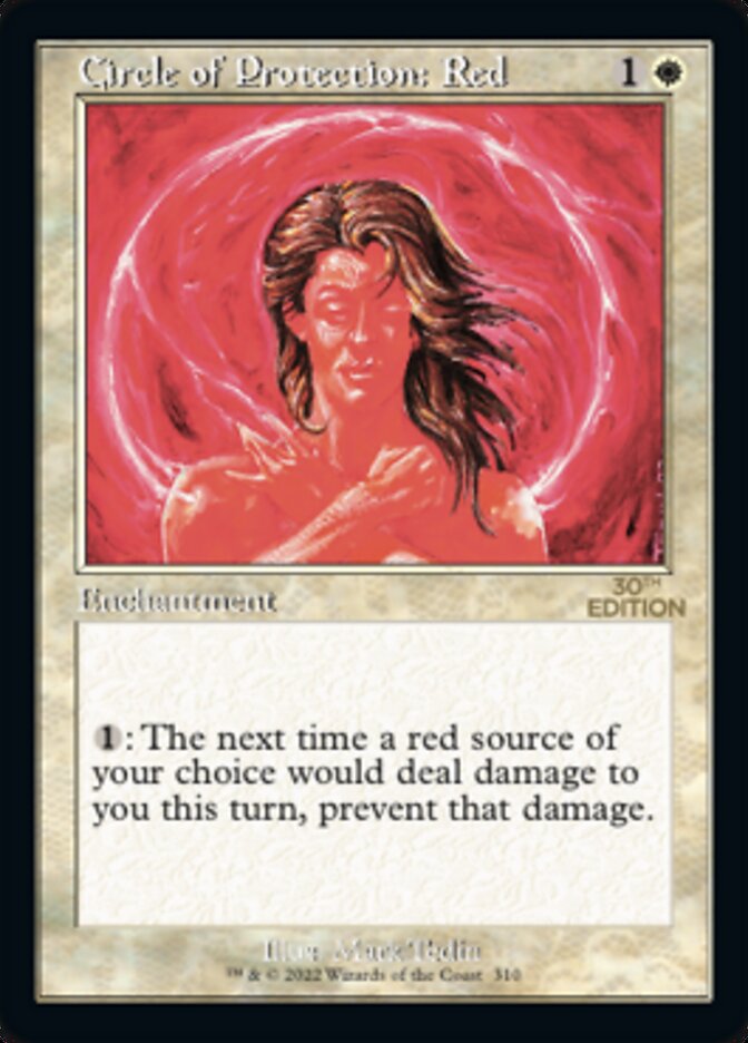 Circle of Protection: Red (Retro) [30th Anniversary Edition] | Card Citadel