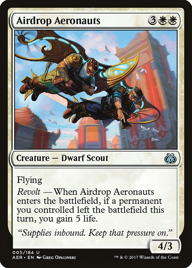 Airdrop Aeronauts [Aether Revolt] | Card Citadel