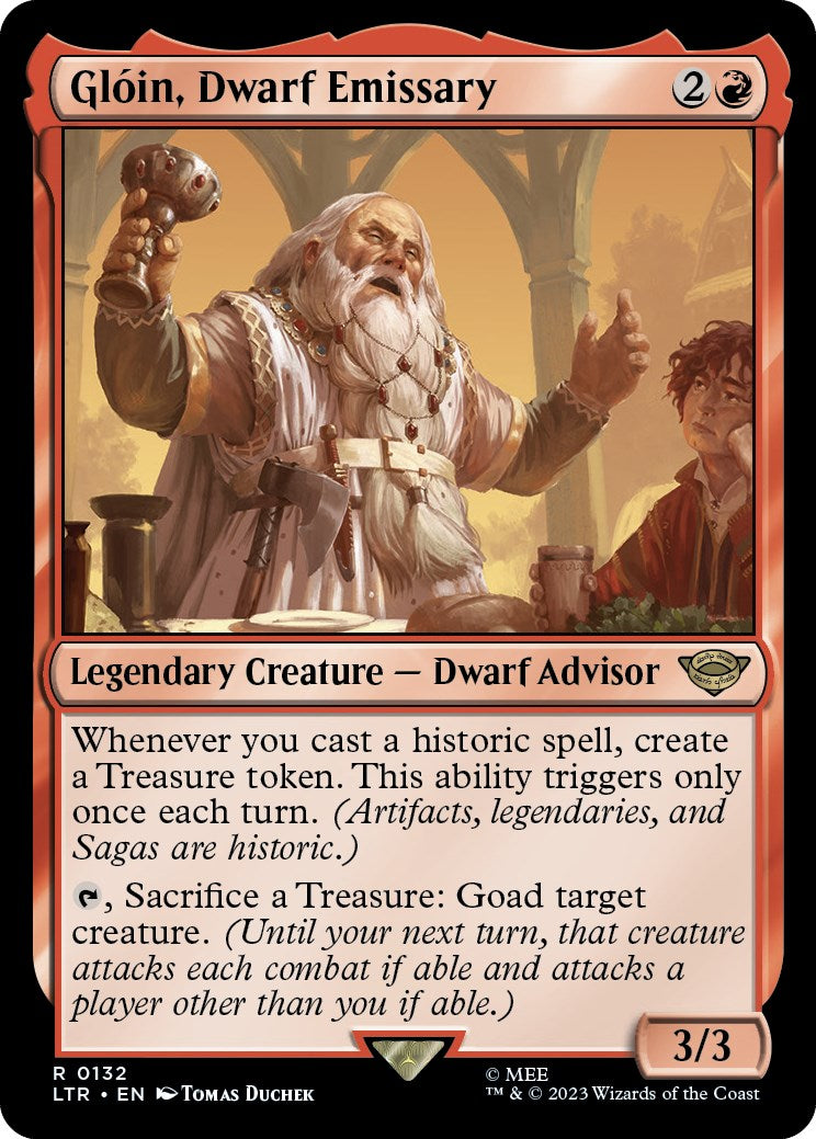 Gloin, Dwarf Emissary [The Lord of the Rings: Tales of Middle-Earth] | Card Citadel