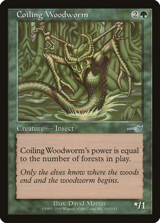 Coiling Woodworm [Nemesis] | Card Citadel