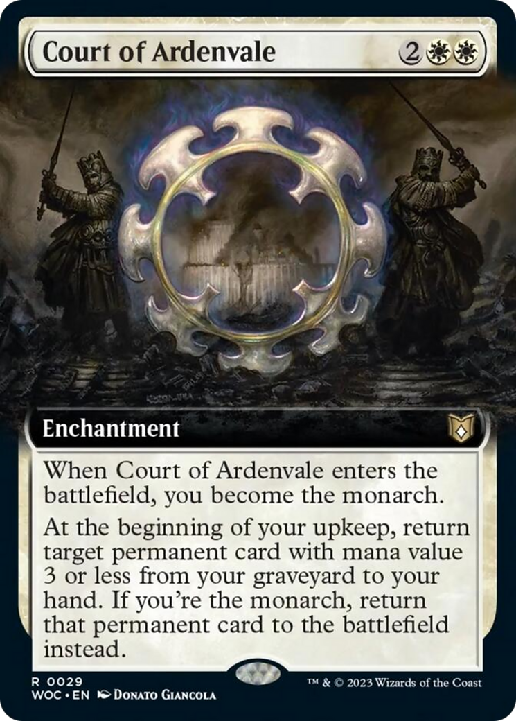 Court of Ardenvale (Extended Art) [Wilds of Eldraine Commander] | Card Citadel