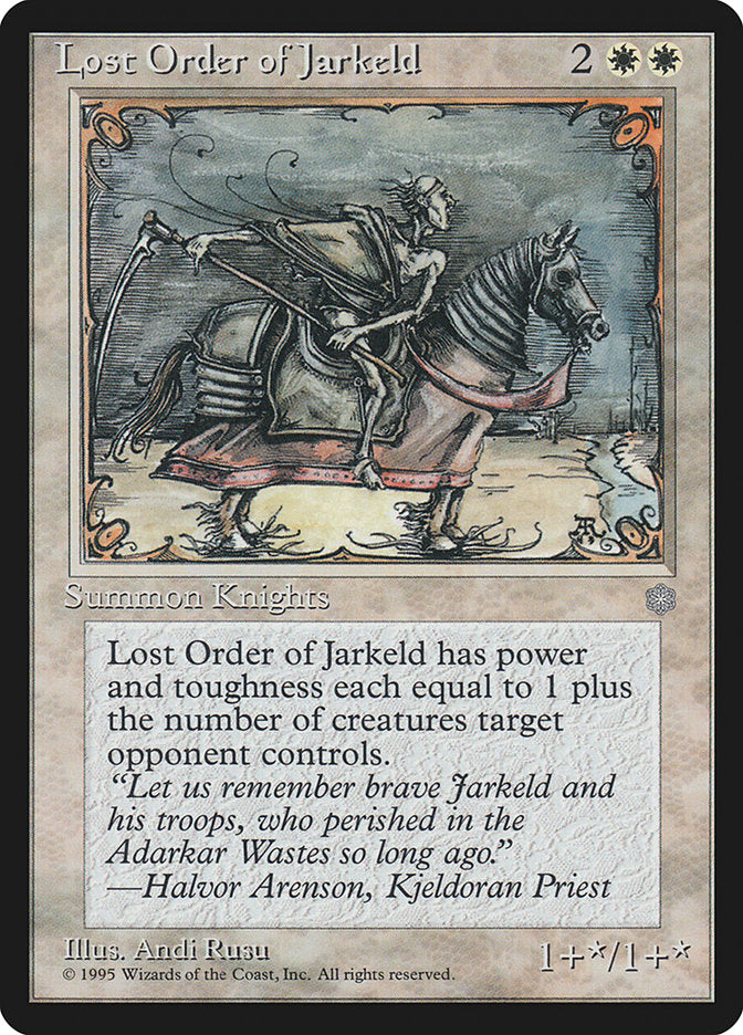 Lost Order of Jarkeld [Ice Age] | Card Citadel