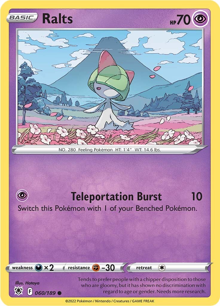 Ralts (060/189) [Sword & Shield: Astral Radiance] | Card Citadel