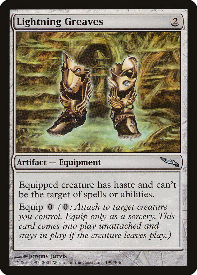 Lightning Greaves [Mirrodin] | Card Citadel