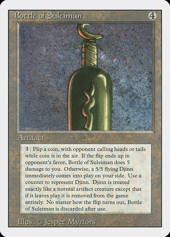 Bottle of Suleiman [Revised Edition] | Card Citadel