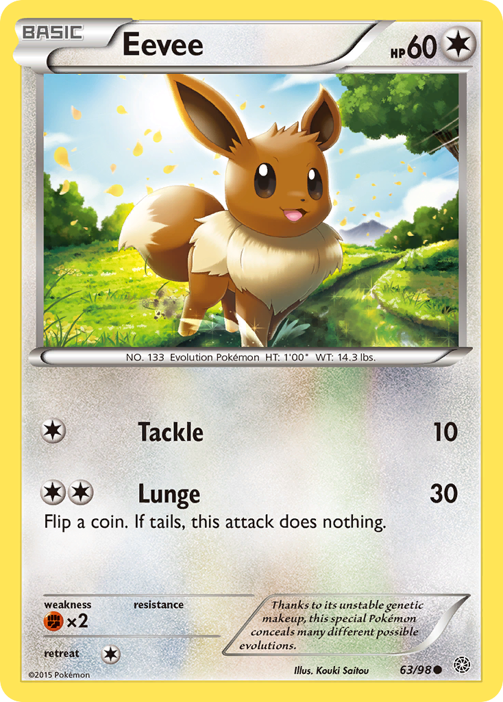 Eevee (63/98) [XY: Ancient Origins] | Card Citadel