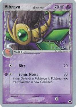 Vibrava (42/101) (Delta Species) (Flyvees - Jun Hasebe) [World Championships 2007] | Card Citadel