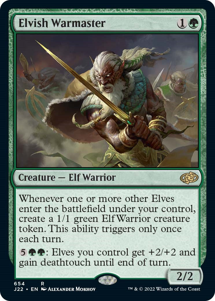 Elvish Warmaster [Jumpstart 2022] | Card Citadel