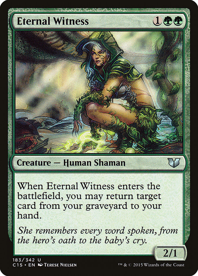 Eternal Witness [Commander 2015] | Card Citadel