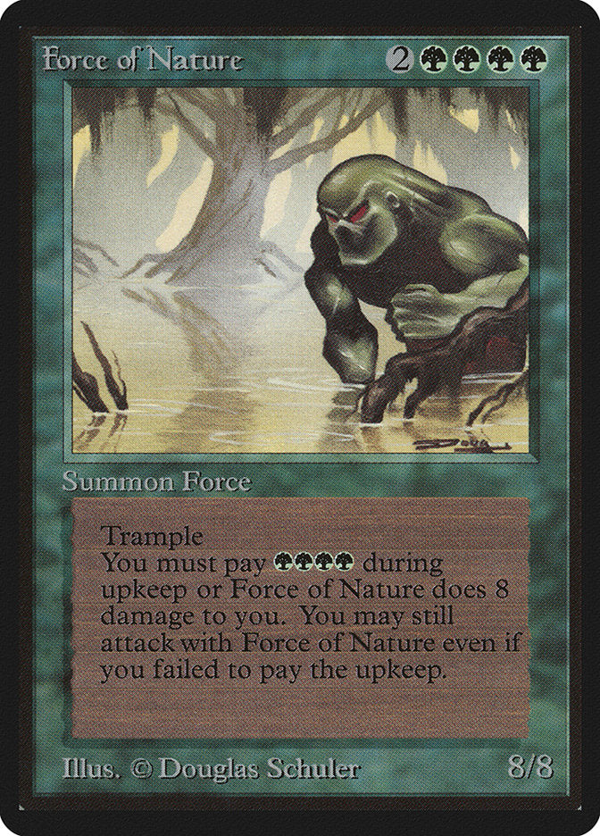 Force of Nature [Limited Edition Beta] | Card Citadel