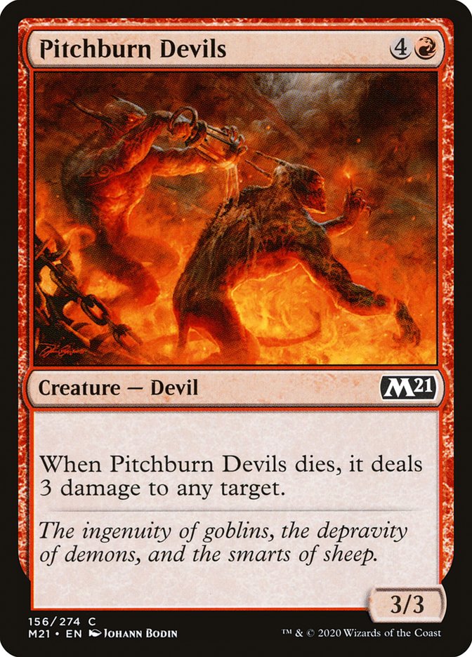 Pitchburn Devils [Core Set 2021] | Card Citadel