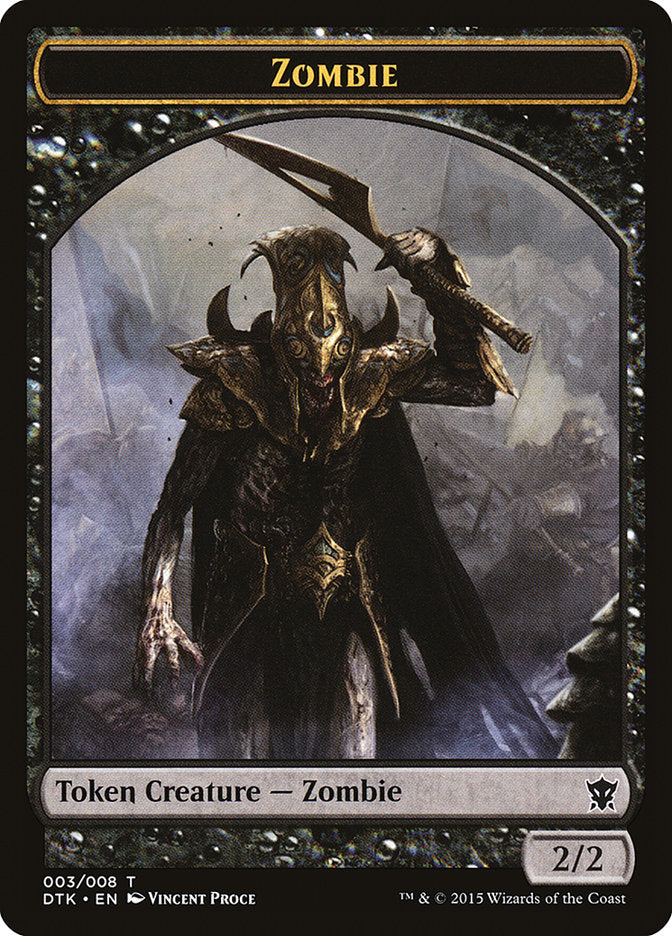 Zombie [Dragons of Tarkir Tokens] | Card Citadel