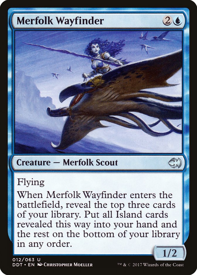 Merfolk Wayfinder [Duel Decks: Merfolk vs. Goblins] | Card Citadel