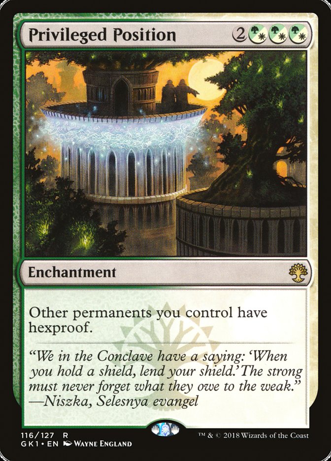 Privileged Position [GRN Guild Kit] | Card Citadel