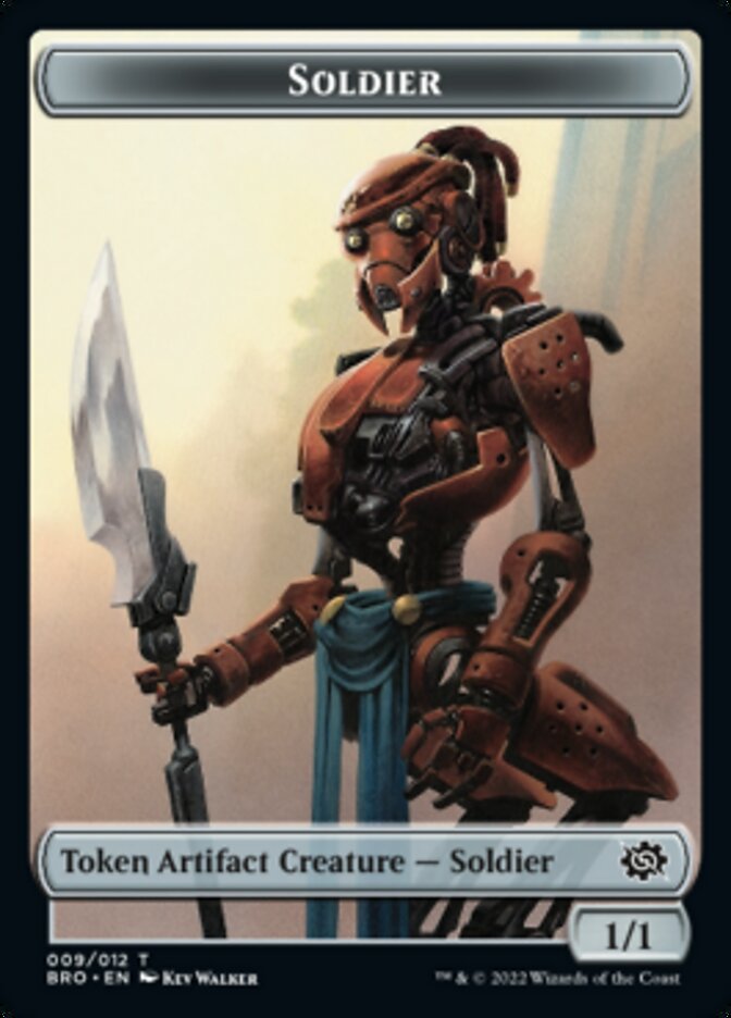 Soldier Token (009) [The Brothers' War Tokens] | Card Citadel