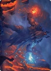 Aegar, the Freezing Flame Art Card [Kaldheim: Art Series] | Card Citadel