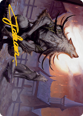 Lord of the Ulvenwald Art Card (Gold-Stamped Signature) [Innistrad: Midnight Hunt Art Series] | Card Citadel