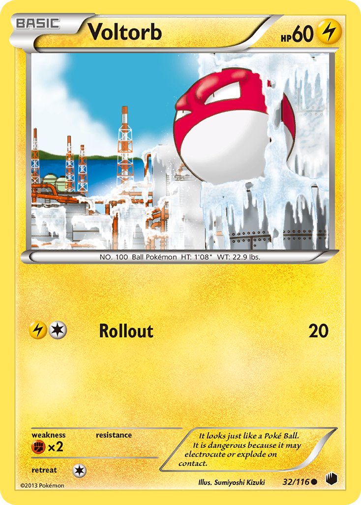 Voltorb (32/116) [Black & White: Plasma Freeze] | Card Citadel