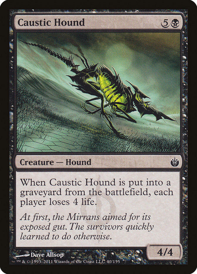 Caustic Hound [Mirrodin Besieged] | Card Citadel