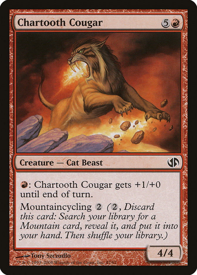 Chartooth Cougar [Duel Decks: Jace vs. Chandra] | Card Citadel