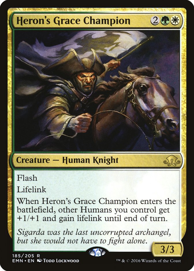 Heron's Grace Champion [Eldritch Moon] | Card Citadel
