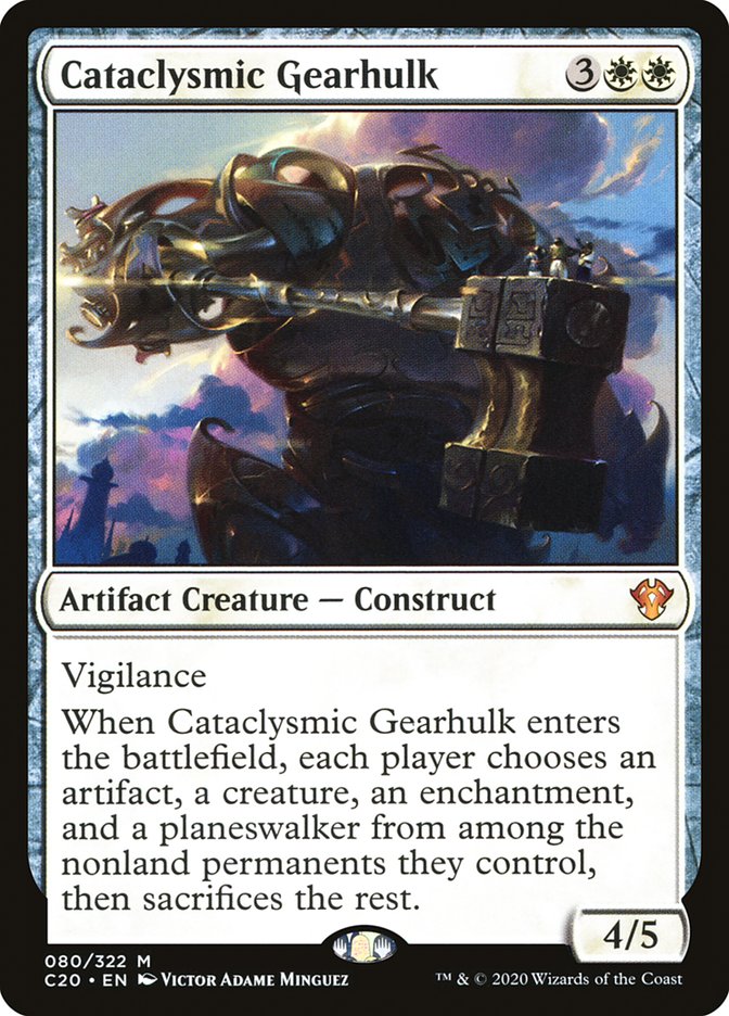 Cataclysmic Gearhulk [Commander 2020] | Card Citadel