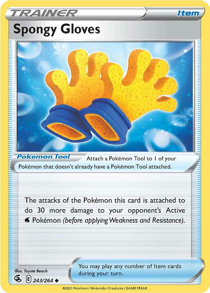 Spongy Gloves (243/264) [Sword & Shield: Fusion Strike] | Card Citadel