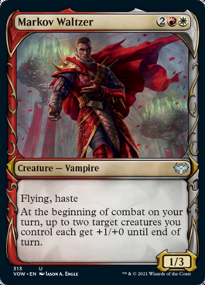 Markov Waltzer (Showcase Fang Frame) [Innistrad: Crimson Vow] | Card Citadel